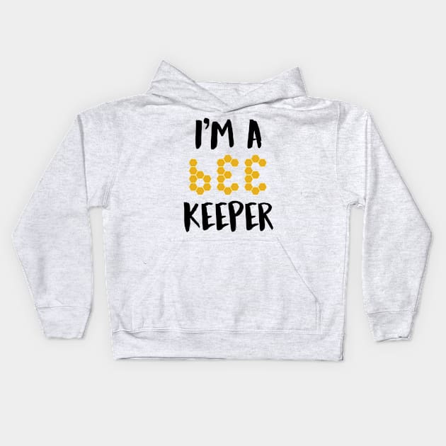 I'm a Bee Keeper Kids Hoodie by charlescheshire